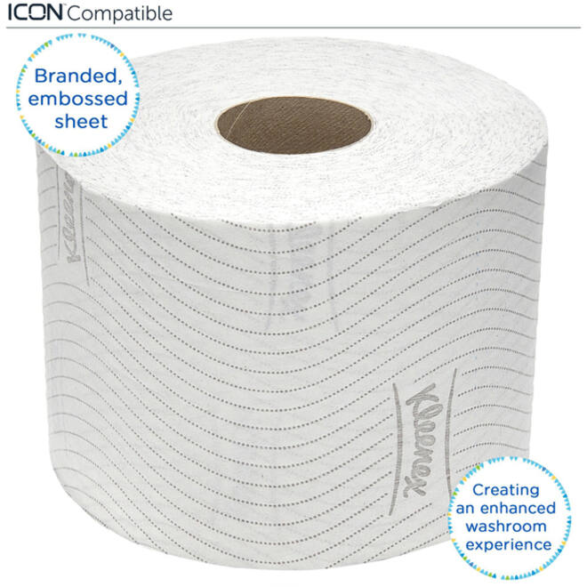 Toiletpapier Kleenex 2-laags 600vel wit 8441