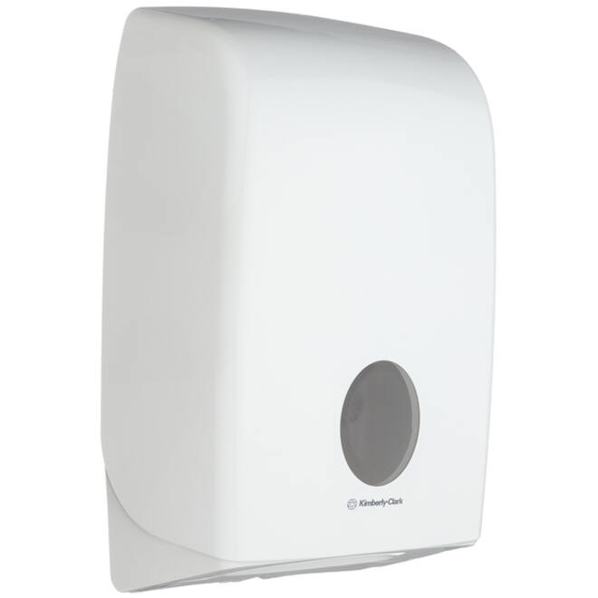 Handdoekdispenser Aquarius voor i-vouw wit 6945