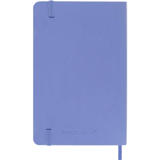 Notitieboek Moleskine pocket 90x140mm lijn soft cover hydrangea blue