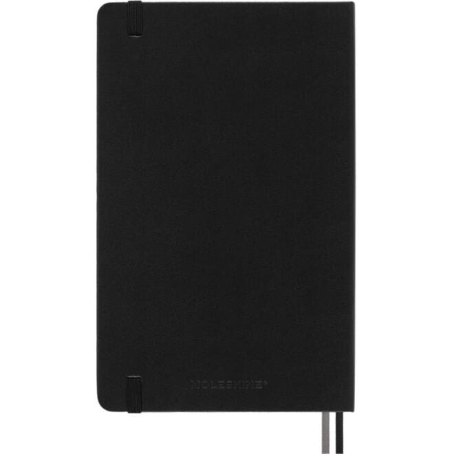 Notitieboek Moleskine Expanded large 130x210mm lijn hard cover zwart