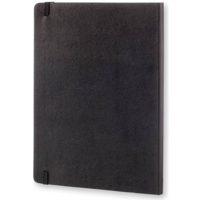 Notitieboek Moleskine XL 190x250mm ruit 5x5 hard cover zwart