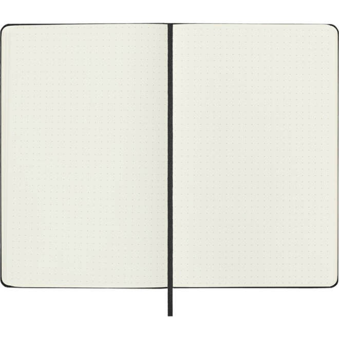 Notitieboek Moleskine large 130x210mm dots hard cover zwart