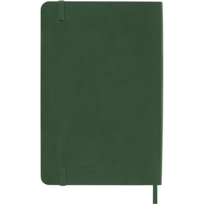 Notitieboek Moleskine pocket 90x140mm lijn soft cover myrtle green