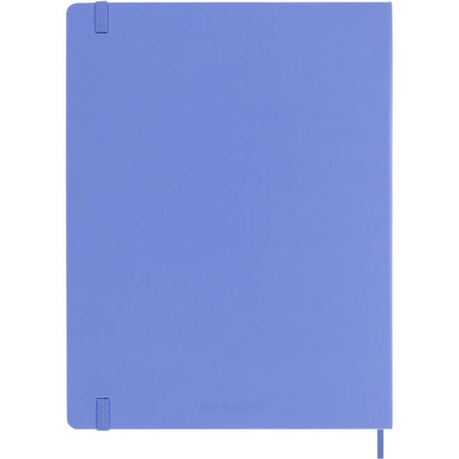 Notitieboek Moleskine XL 190x250mm lijn hard cover hydrangea blue