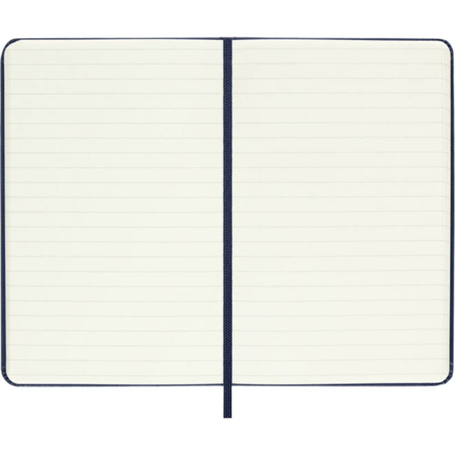 Notitieboek Moleskine pocket 90x140mm lijn hard cover sapphire blue