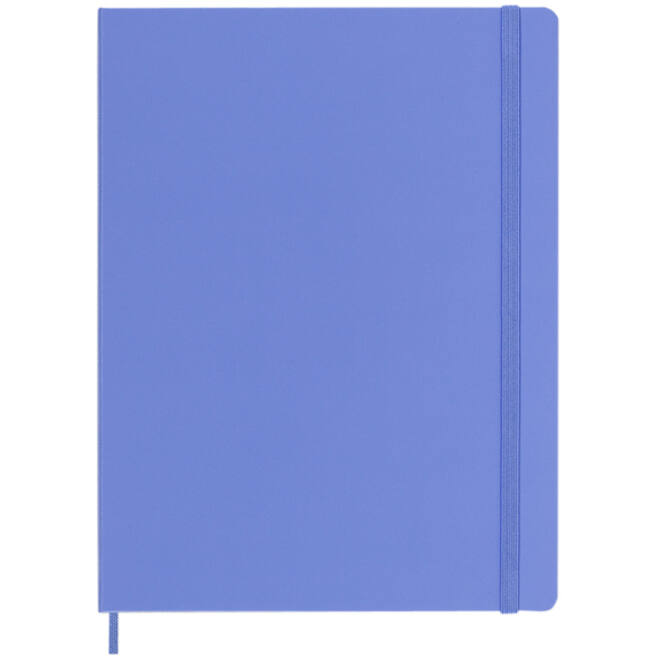 Notitieboek Moleskine XL 190x250mm blanco hard cover hydrangea blue