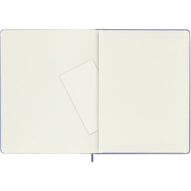 Notitieboek Moleskine XL 190x250mm blanco hard cover hydrangea blue