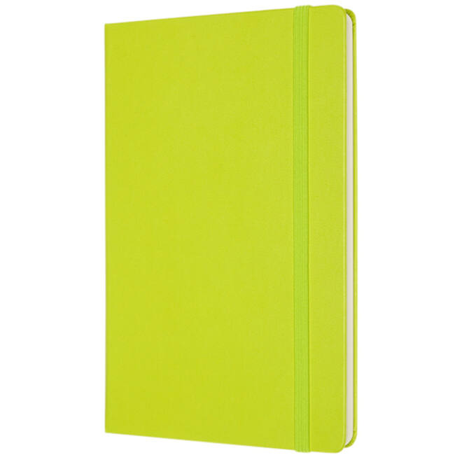 Notitieboek Moleskine large 130x210mm blanco hard cover lemon green