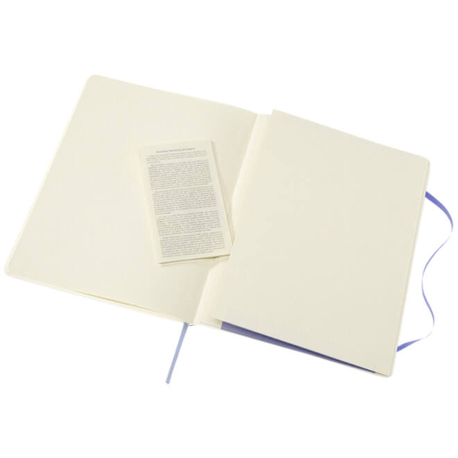 Notitieboek Moleskine XL 190x250mm blanco soft cover myrtle green