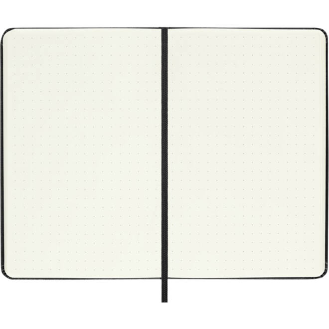 Notitieboek Moleskine pocket 90x140mm dots hard cover zwart