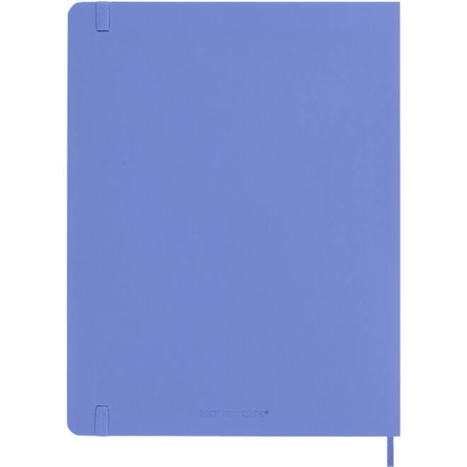 Notitieboek Moleskine XL 190x250mm blanco soft cover hydrangea blue