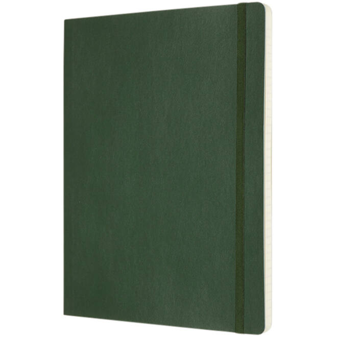 Notitieboek Moleskine XL 190x250mm lijn soft cover myrtle green
