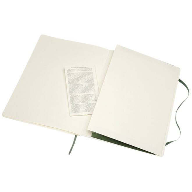 Notitieboek Moleskine XL 190x250mm lijn soft cover myrtle green