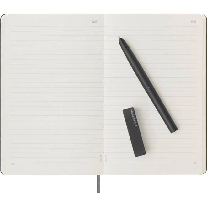 Smart Writing Set Pen Moleskine + Smart notitieboek large 130x210mm lijn zwart