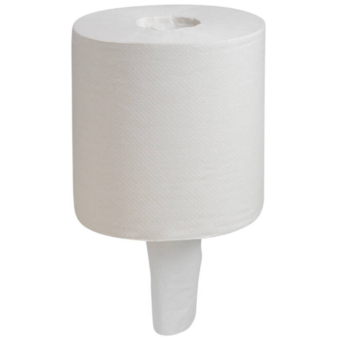 Poetsrol WypAll L10 essential 1-laags 300m wit 7276