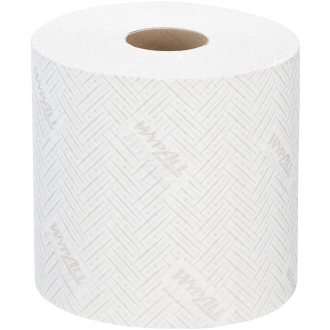 Poetsrol WypAll L10 1-laags 19,5cmx304m 800vel wit 7256