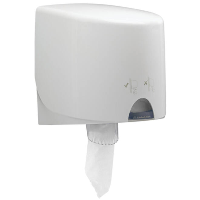 Poetsrol WypAll L10 1-laags 19,5cmx304m 800vel wit 7256