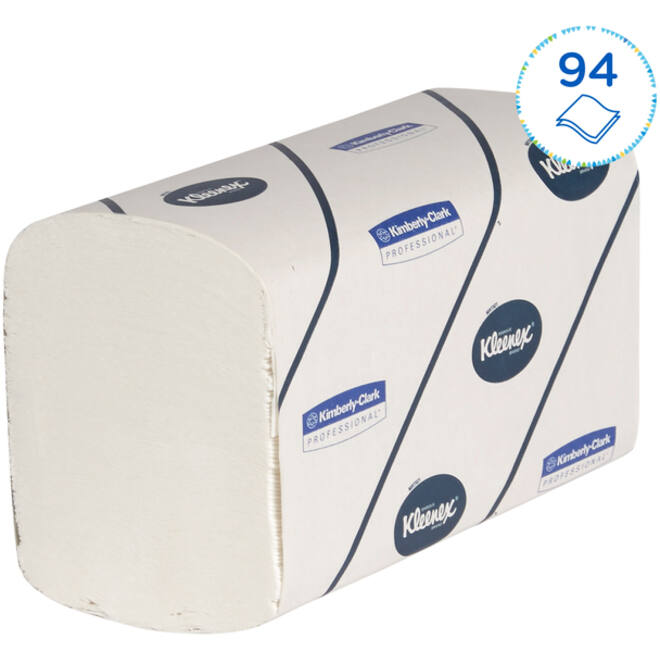 Handdoek Kleenex Ultra i-vouw 2-laags 21,5x41,5cm 30x94stuks wit 6772