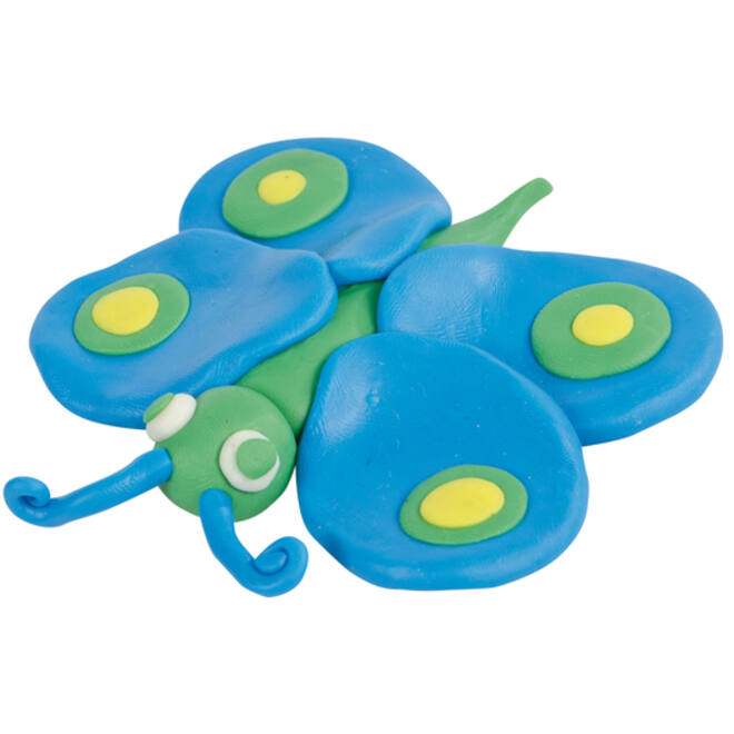 Klei Creall supersoft rood/blauw/groen/geel/wit 450gr