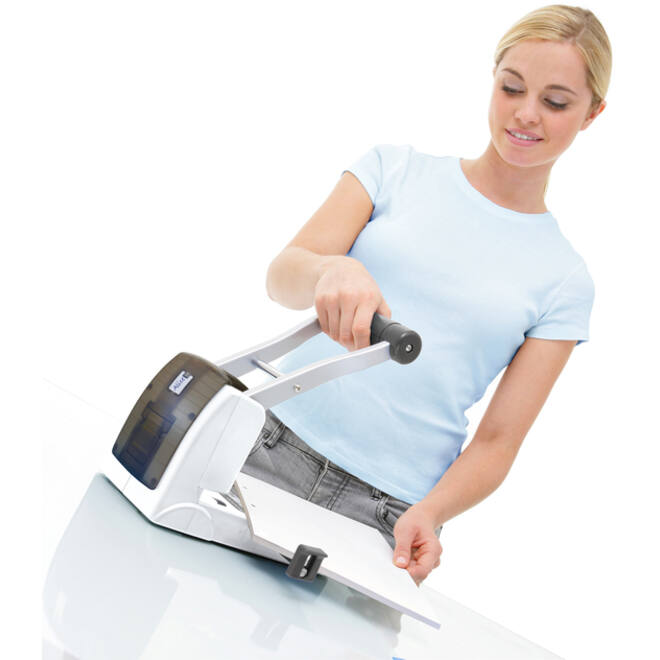 Perforator Rapesco Germ-Savvy antibacterieel 2-gaats heavy duty wit