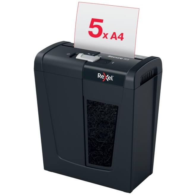 Papiervernietiger Rexel Secure S5 stroken 6mm