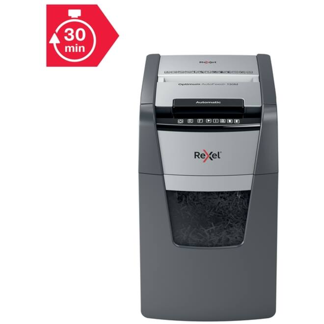 Papiervernietiger Rexel Optimum Auto+ 130M snippers 2x15mm