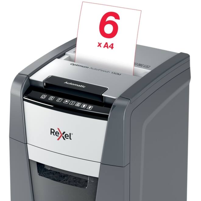 Papiervernietiger Rexel Optimum Auto+ 130M snippers 2x15mm