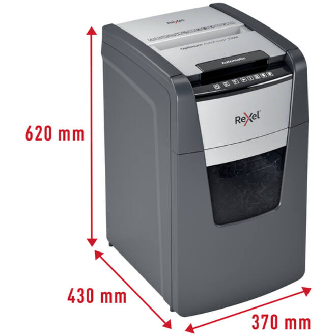 Papiervernietiger Rexel Optimum Auto+ 130M snippers 2x15mm