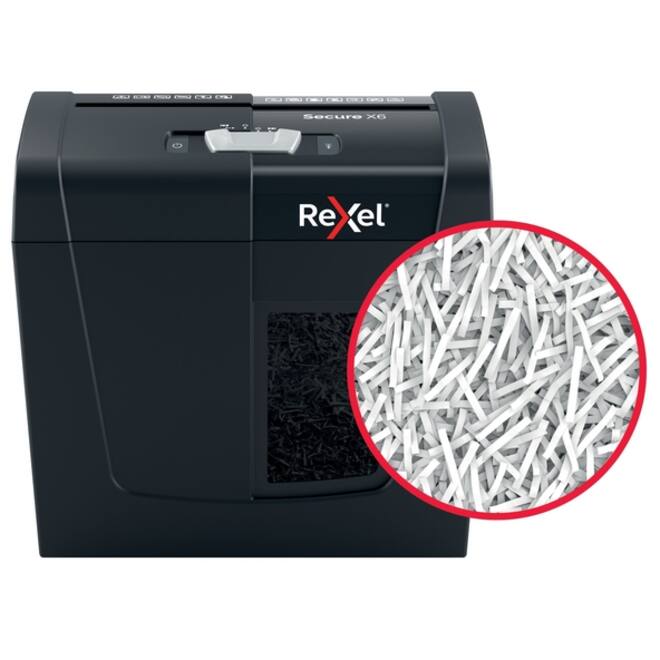 Papiervernietiger Rexel Secure X6 snippers 4x40mm
