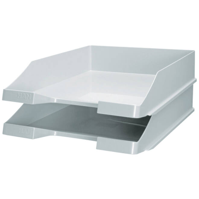 Brievenbak Han A4 plastic grijs