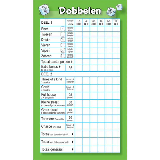 Spel De 10 Bekendste Dobbelspellen