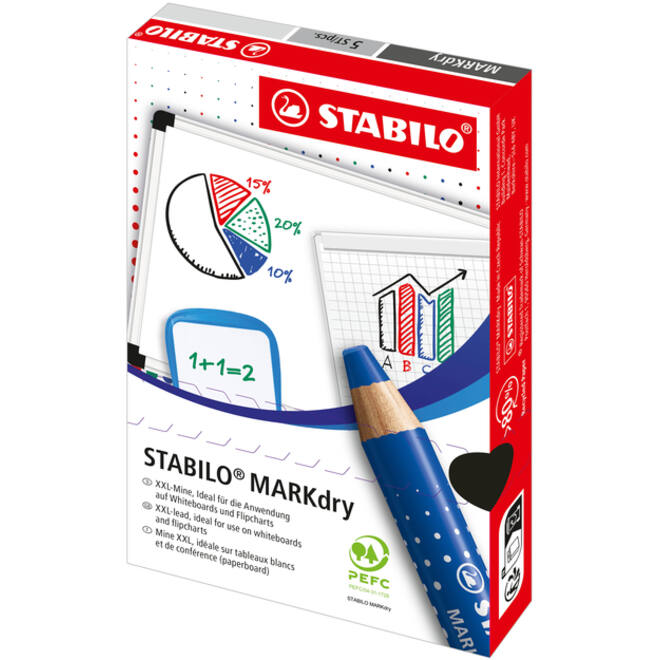 Whiteboardpotlood STABILO MARKdry 648/43 groen