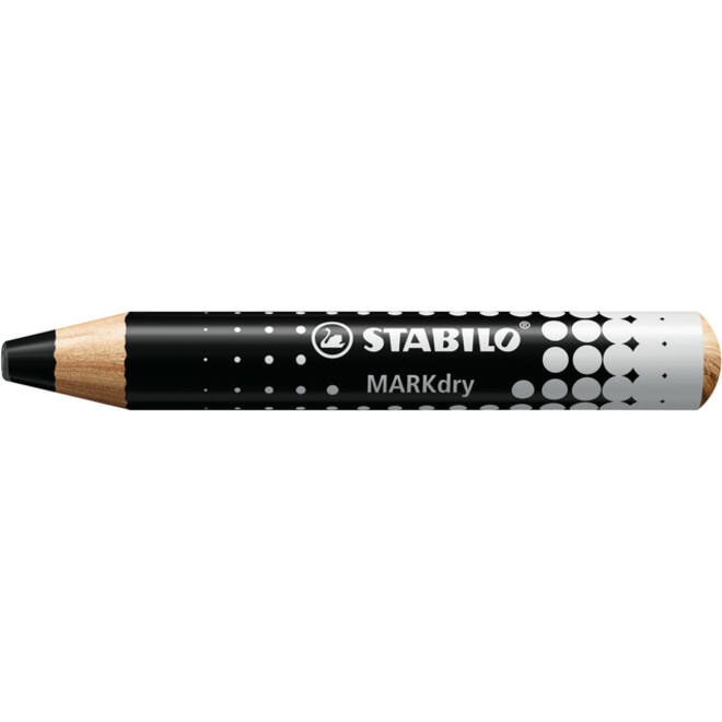 Whiteboardpotlood STABILO MARKdry 648/46 zwart
