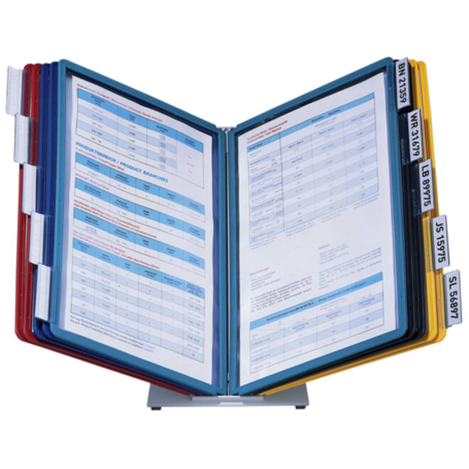 Bureaustandaard Durable Vario met 10-tassen A4 assorti