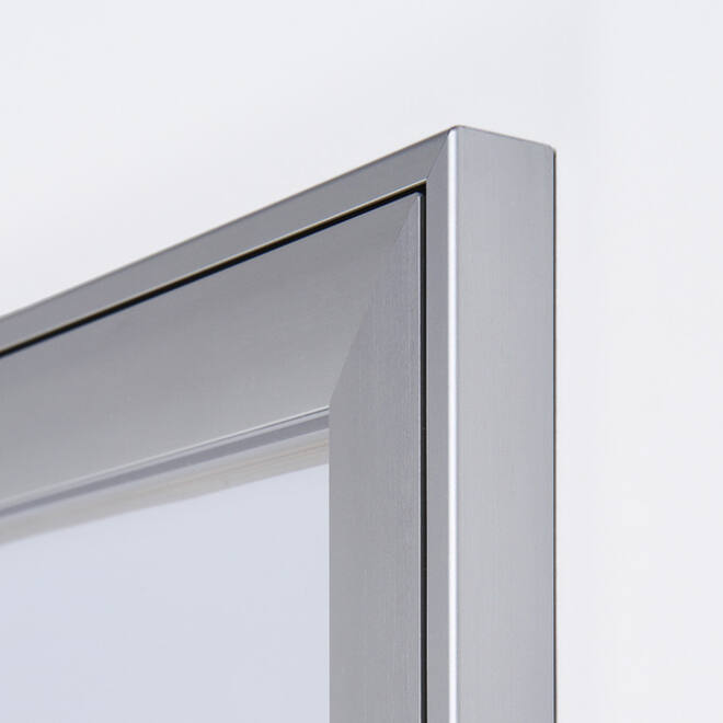 Vitrinebord Quantore luxe 8x A4 zilver