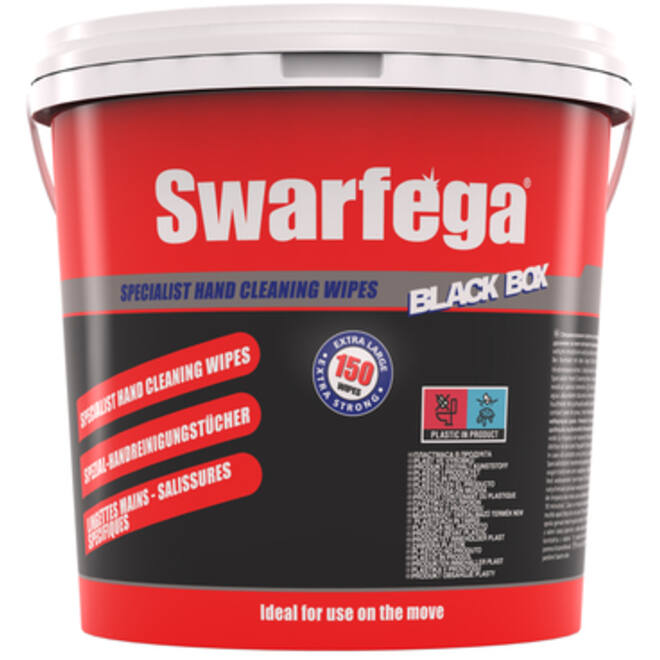 Handreinigingsdoek SCJ Swarfega Black Box 150vel