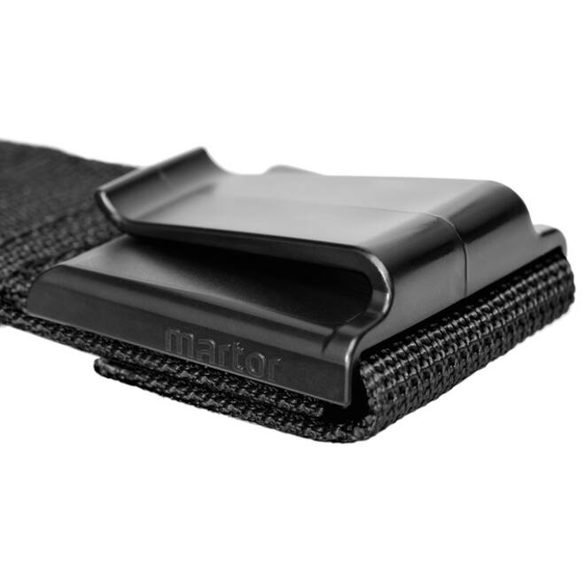 Riemtas Martor met clip L zwart