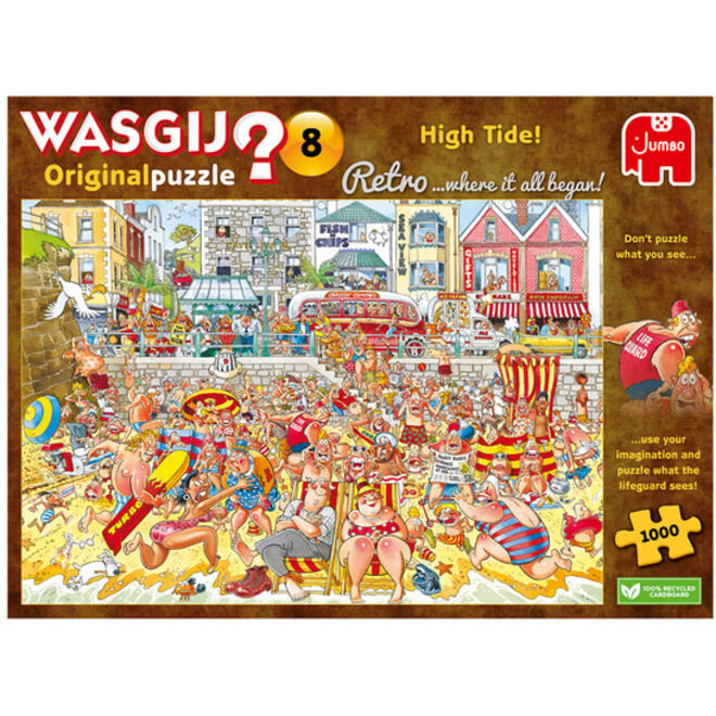 Puzzel Wasgij Retro Orginal 8 Vloed 1000 stukjes
