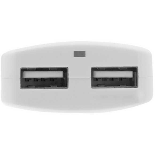 Oplader ACT USB 2 poorts 2.1A 12W wit