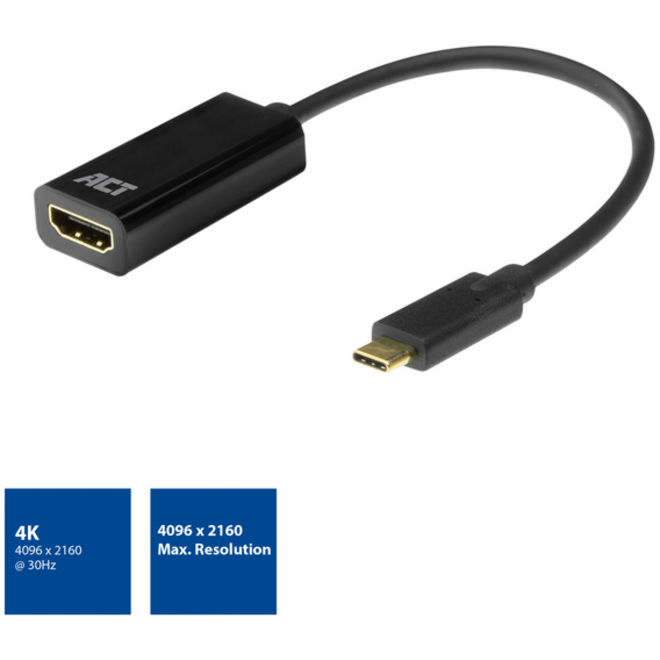 Adapter ACT USB-C naar HDMI 30Hz