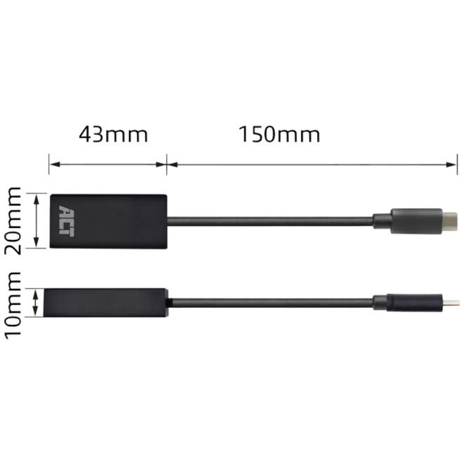 Adapter ACT USB-C naar HDMI 60Hz