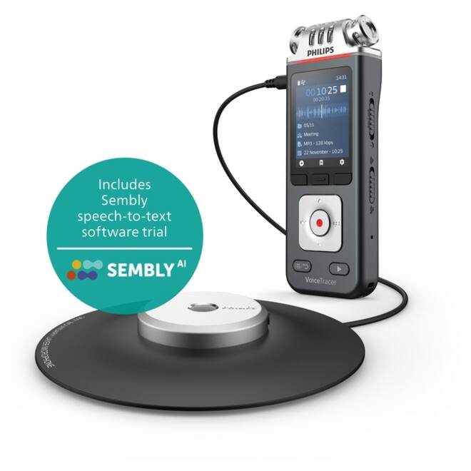 Digital voice recorder Philips DVT 8115 voor vergaderen