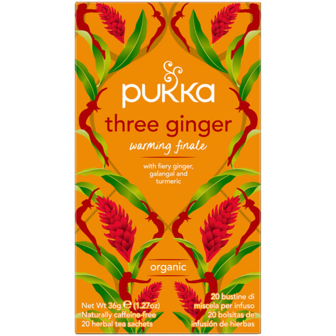Thee Pukka ginger 20 zakjes