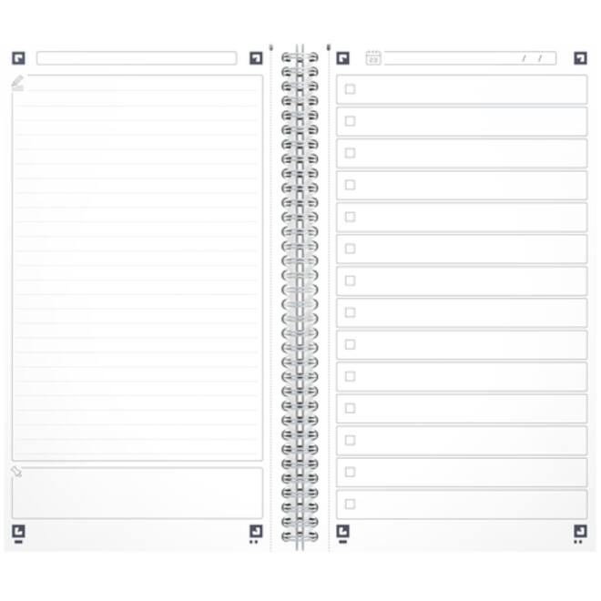 Task Manager Oxford 141x246 mm 115vel aqua