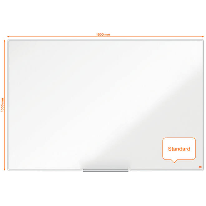 Whiteboard Nobo Impression Pro 100x150cm staal