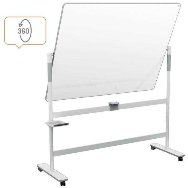 Whiteboard Nobo Move & Meet kantelbaar 120x150cm