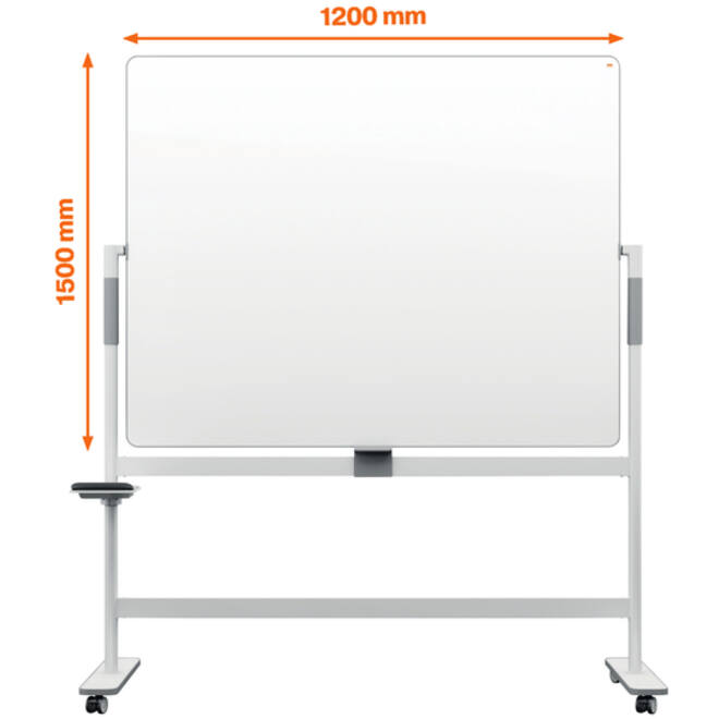 Whiteboard Nobo Move & Meet kantelbaar 120x150cm