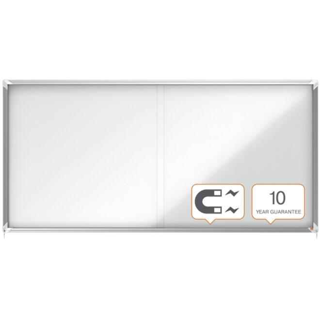 Binnenvitrine Nobo Premium Plus 27x A4 schuifdeur magnetisch