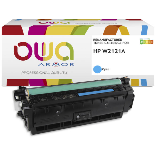 Tonercartridge OWA alternatief tbv HP W2121A blauw