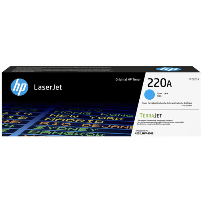 Tonercartridge HP W2201A 220A blauw